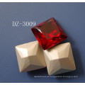 3009 contas de pedras de fantasia de cristal vermelho